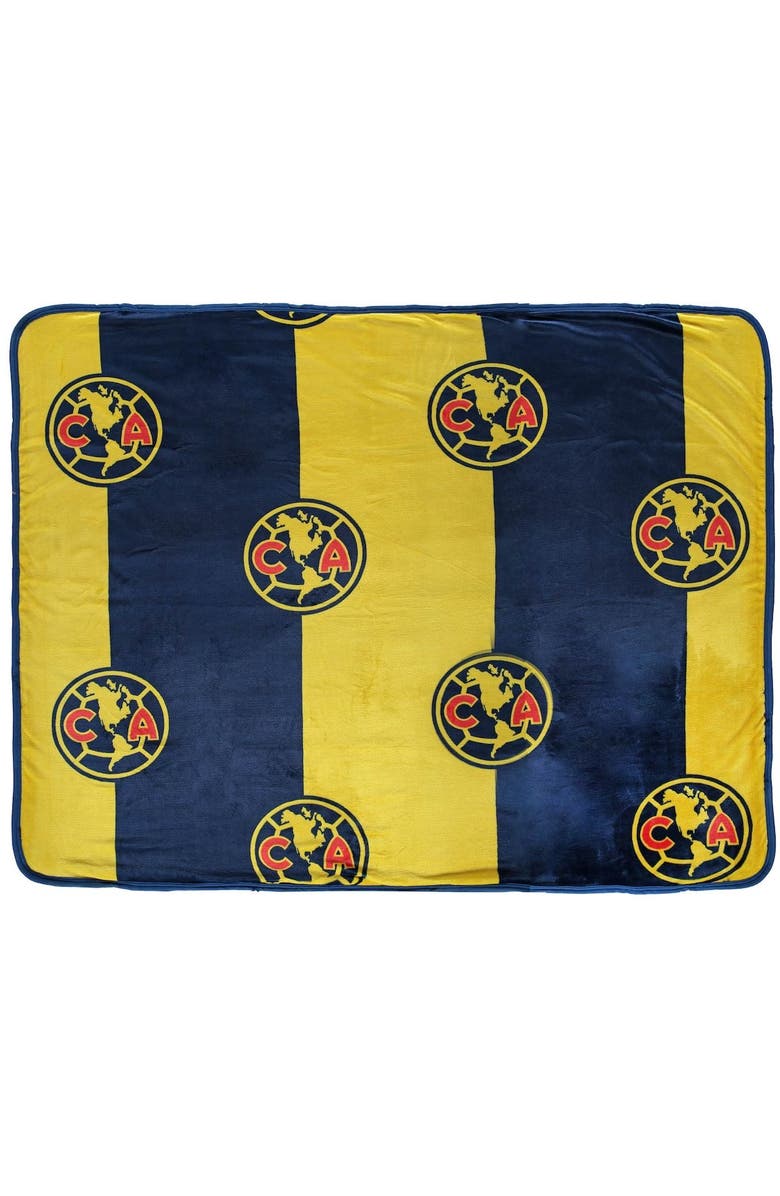 PREMIER LEAGUE Club America 50'' x 60'' Plush Sherpa Throw Blanket, Main, color, 