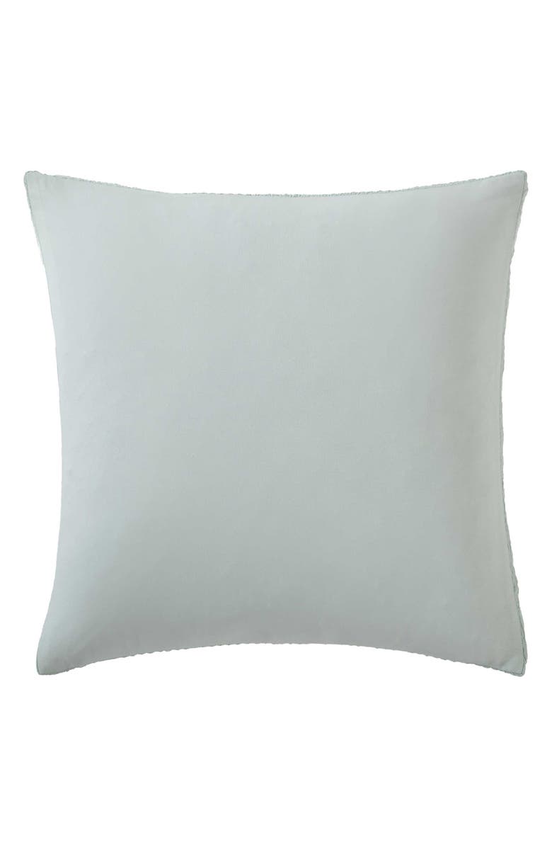 Nautica Wave Texture Square Accent Pillow, Alternate, color, Turquoise-Aqua