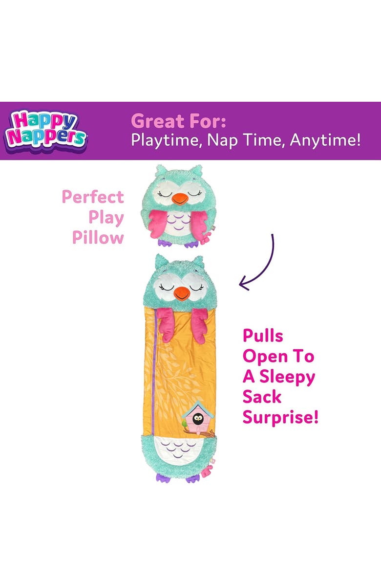 Happy Nappers Medium Pillow & Sleepy Sack, Alternate, color, Multicolored