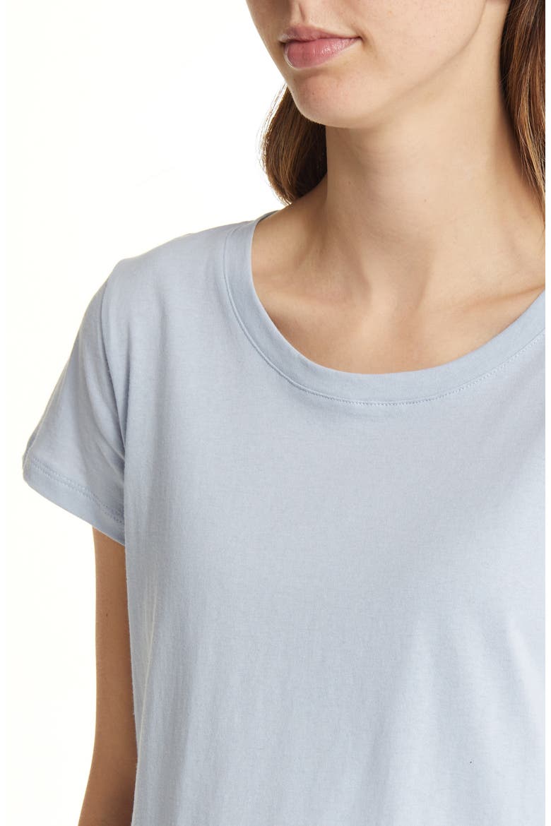Short Sleeve Cotton Maternity T-Shirt, Alternate, color, GREY