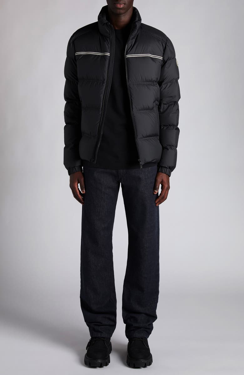 Moncler Bouvaque Down Puffer Jacket, Alternate, color, Black