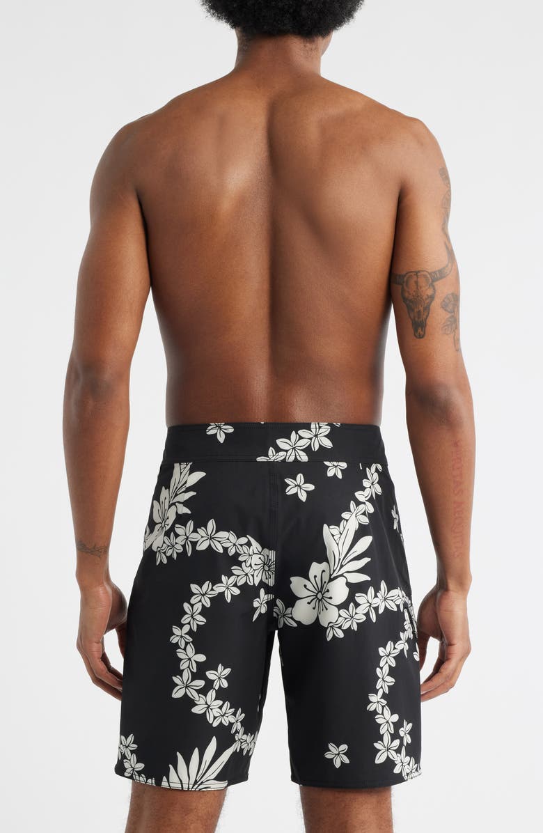 TENŌRE Print Classic Board Shorts, Alternate, color, Black