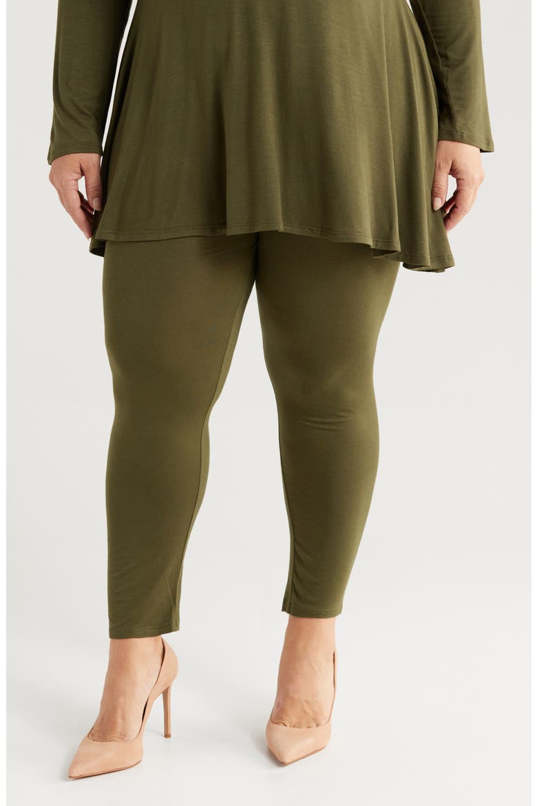 Comfortable Ankle Leggings, Main, color, OLIVE