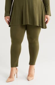 24seven Comfort Apparel Comfortable Ankle Leggings