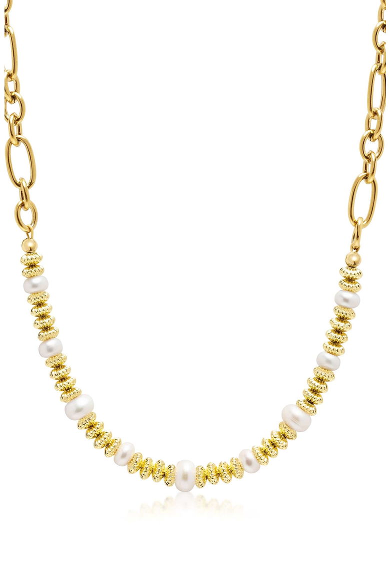 Pearl Chain Choker, Main, color, Gold/Pearl