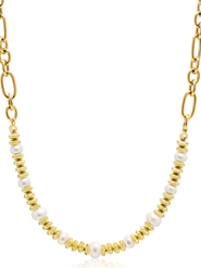 Nialaya Pearl Chain Choker