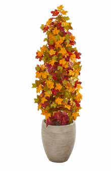 NEARLY NATURAL 42-Inch Autumn Maple Artificial Tree