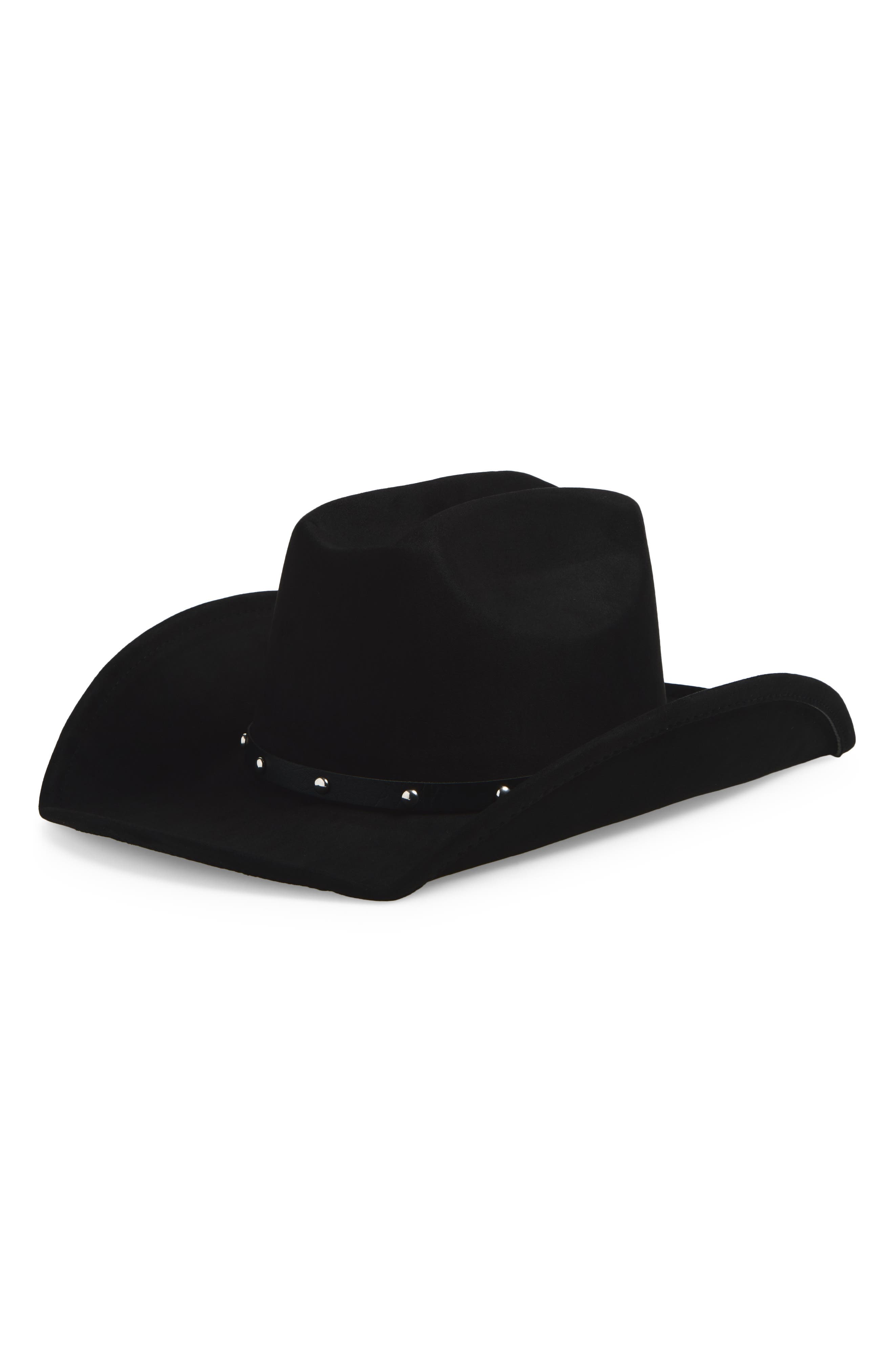 Studded Trim Cowboy Hat