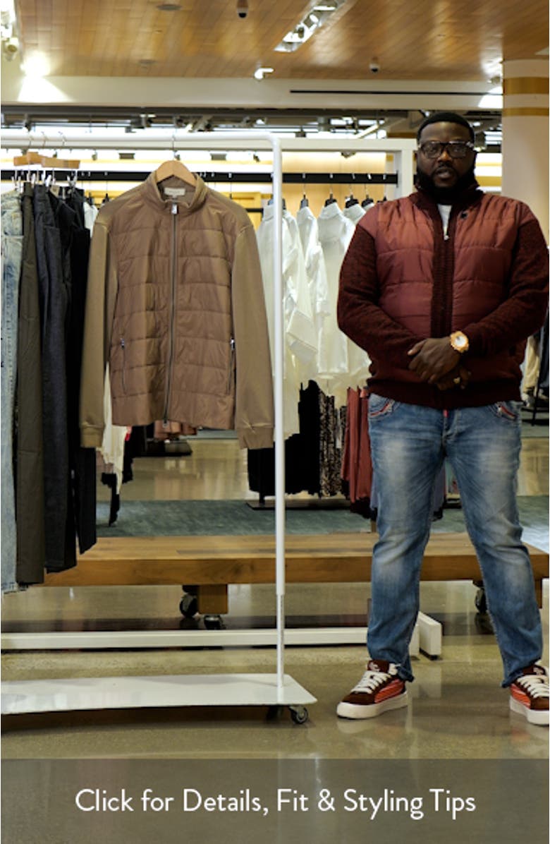 Soft Touch Quilted Zip-Up Bomber Jacket, sales video thumbnail