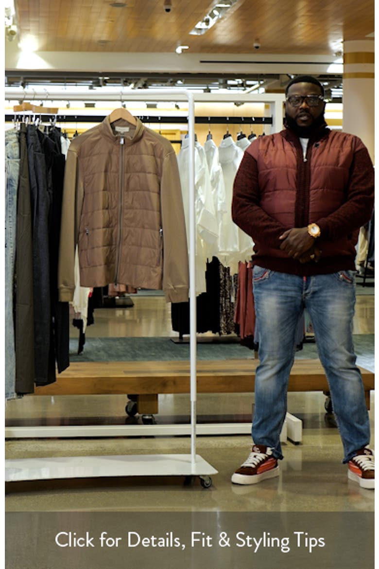 Soft Touch Quilted Zip-Up Bomber Jacket video