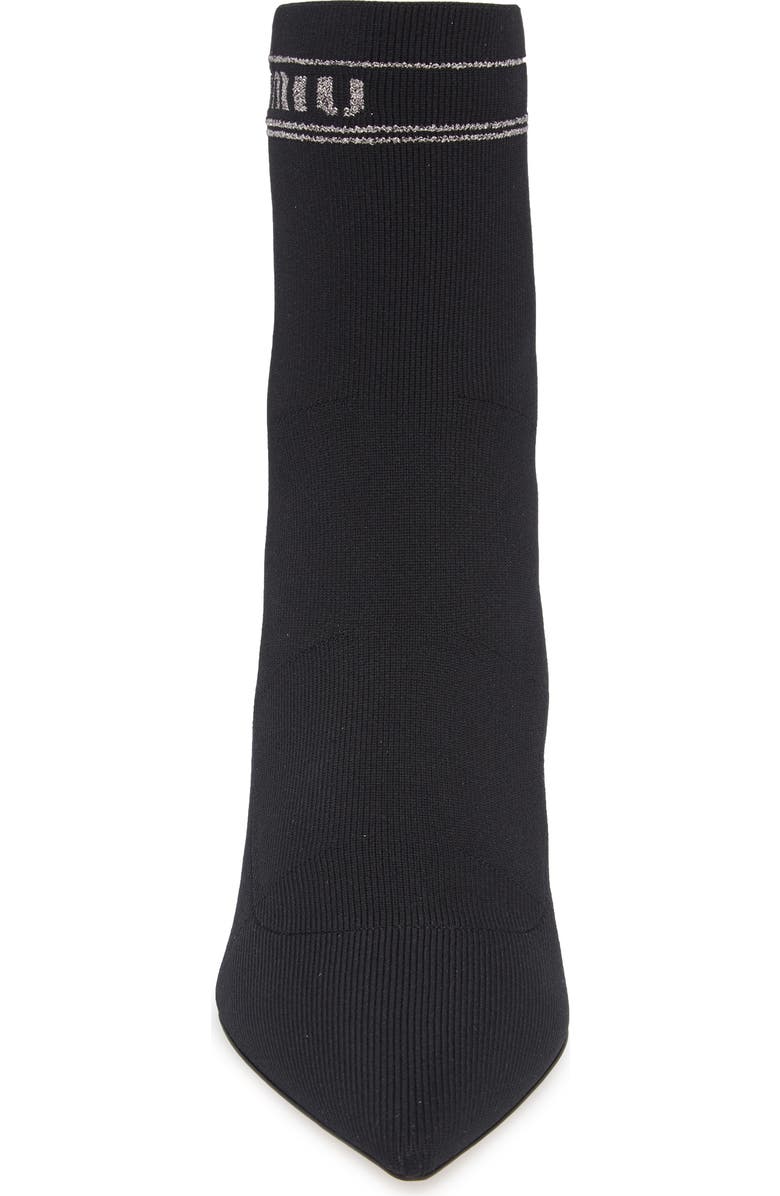 Miu Miu Logo Sock Bootie, Alternate, color,