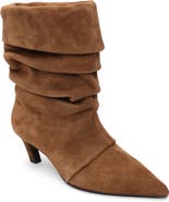 Ash Virgee Pointed Toe Kitten Heel Bootie