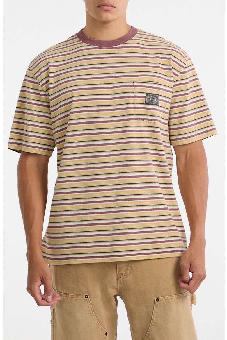 Stripe Pocket T-Shirt, Main, color, BEIGE