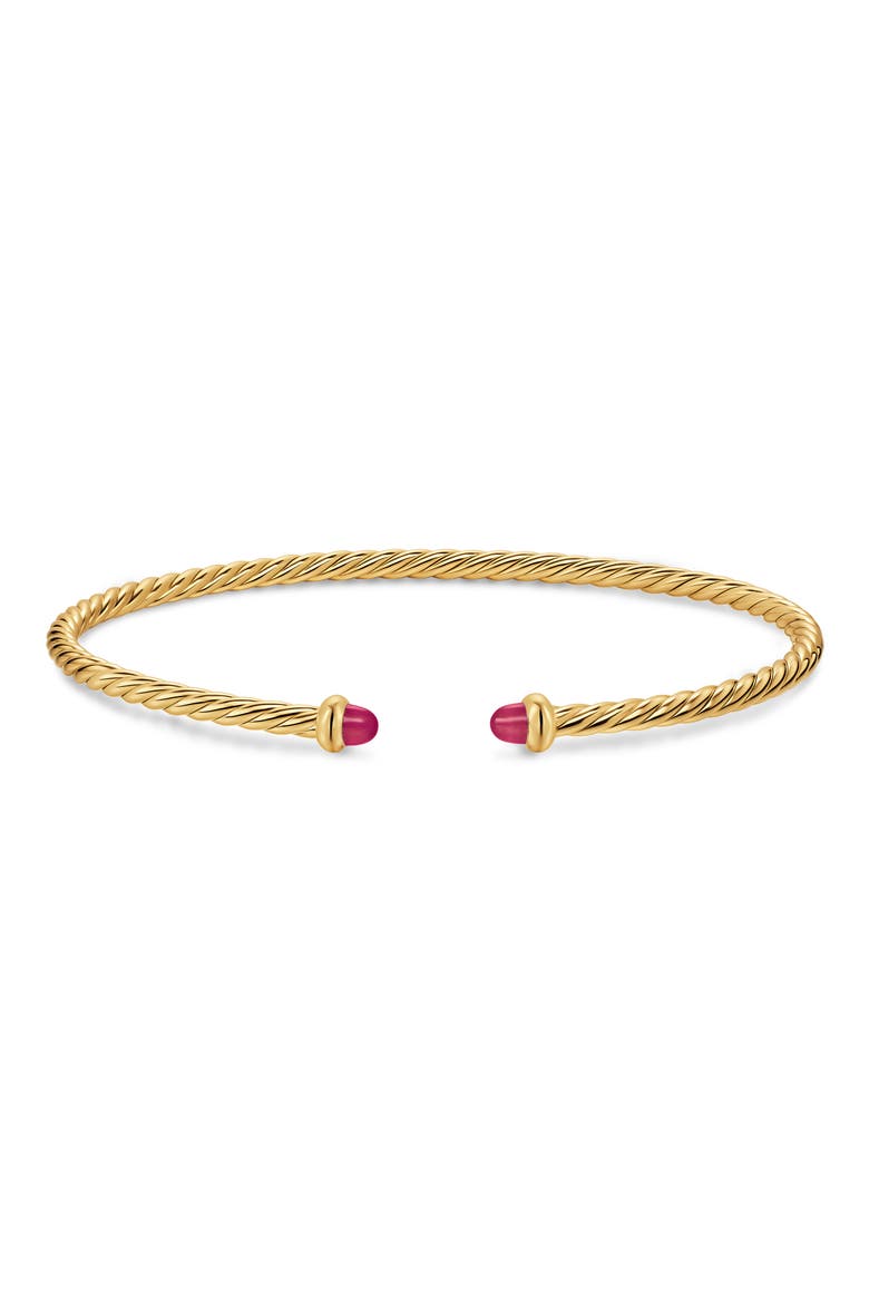 Micro Cable Flex Bracelet, Alternate, color, GOLD