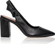 Joan Oloff Shoes Daphne Leather Slingback Pump
