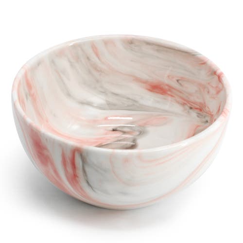 Elama Fine Marble 16 Piece Porcelain Dinnerware Set In Multi