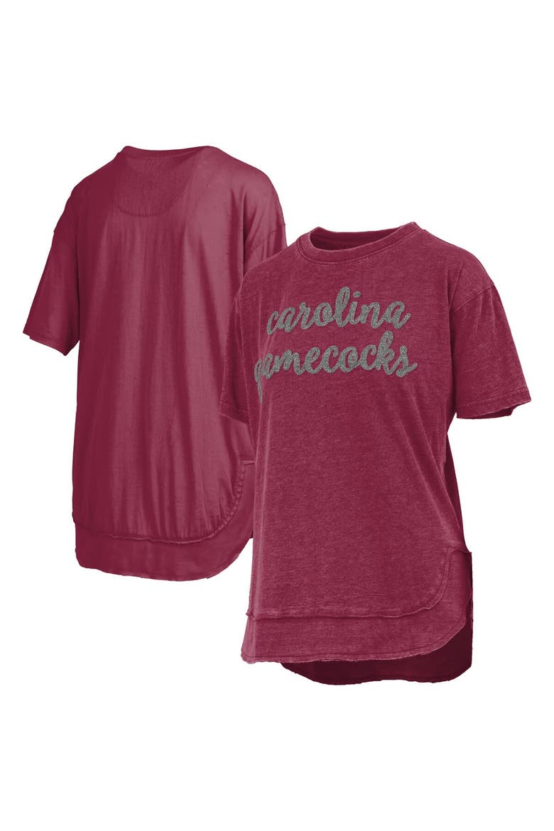 Women's Pressbox  Garnet South Carolina Gamecocks Poncho T-Shirt, Main, color, Garnet