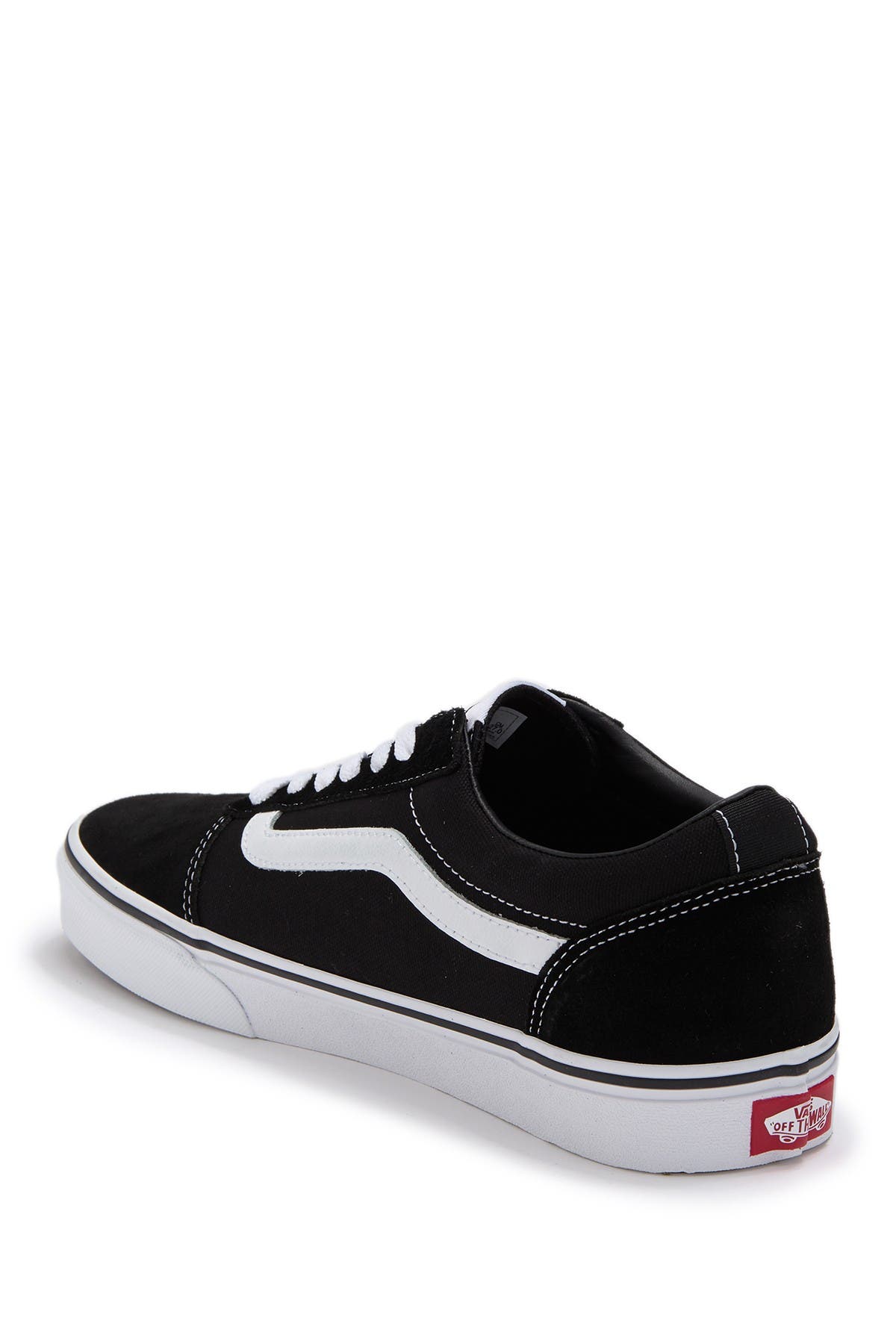 Vans Gender Inclusive Ward Sneaker, Alternate, color, Suede Canvas Black