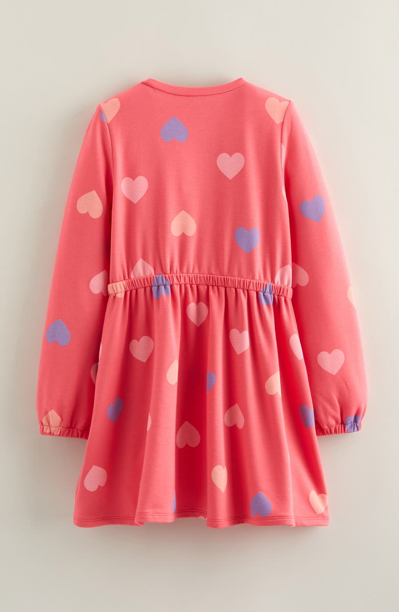 Tucker + Tate Kids' Easy Pocket Long Sleeve Dress, Alternate, color, Pink Honey Simple Heart