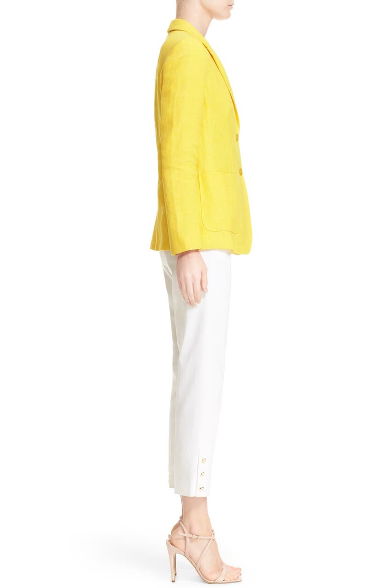 Max Mara 'Gallia' Linen Jacket, Alternate, color,