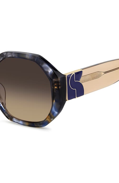 Kate Spade New York Flynnie 54mm Geometric Sunglasses
