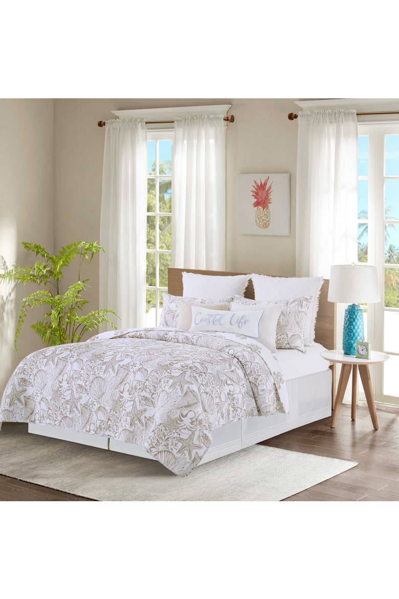 Barley Coast Bedding Quilt Collection, Main, color, Brown