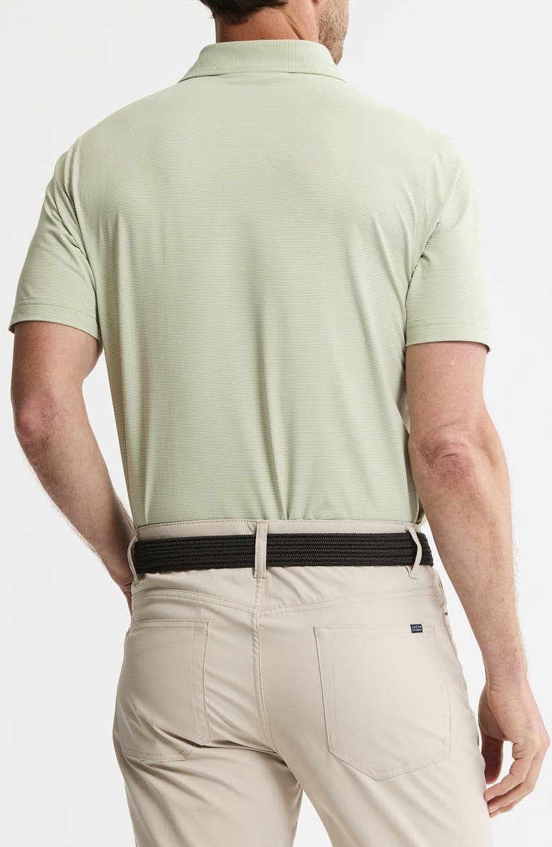 JACHS Performance Stripe Polo, Alternate, color, Sage Stripe