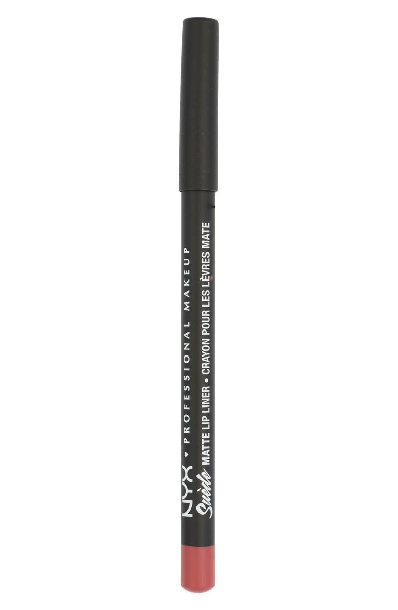 NYX PROFESSIONAL MAKEUP Suede Matte Lip Liner, Main, color, Whipped Caviar