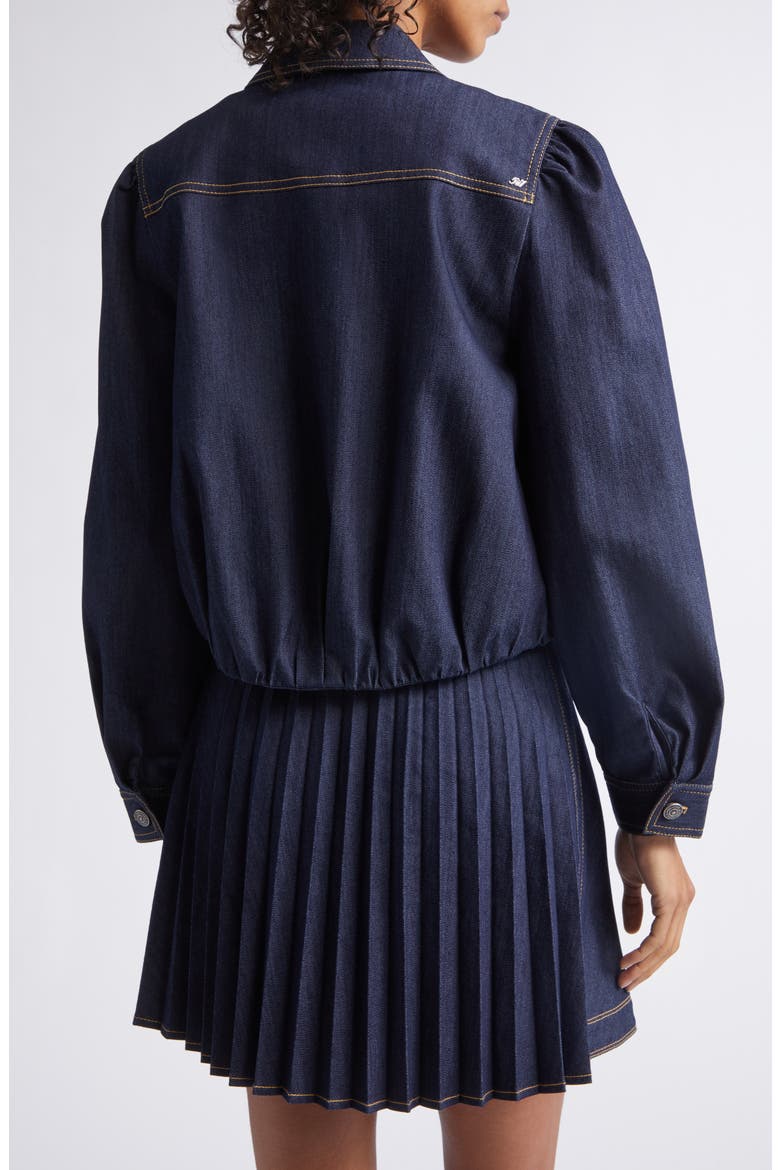 Estella Denim Jacket, Alternate, color, INDIGO