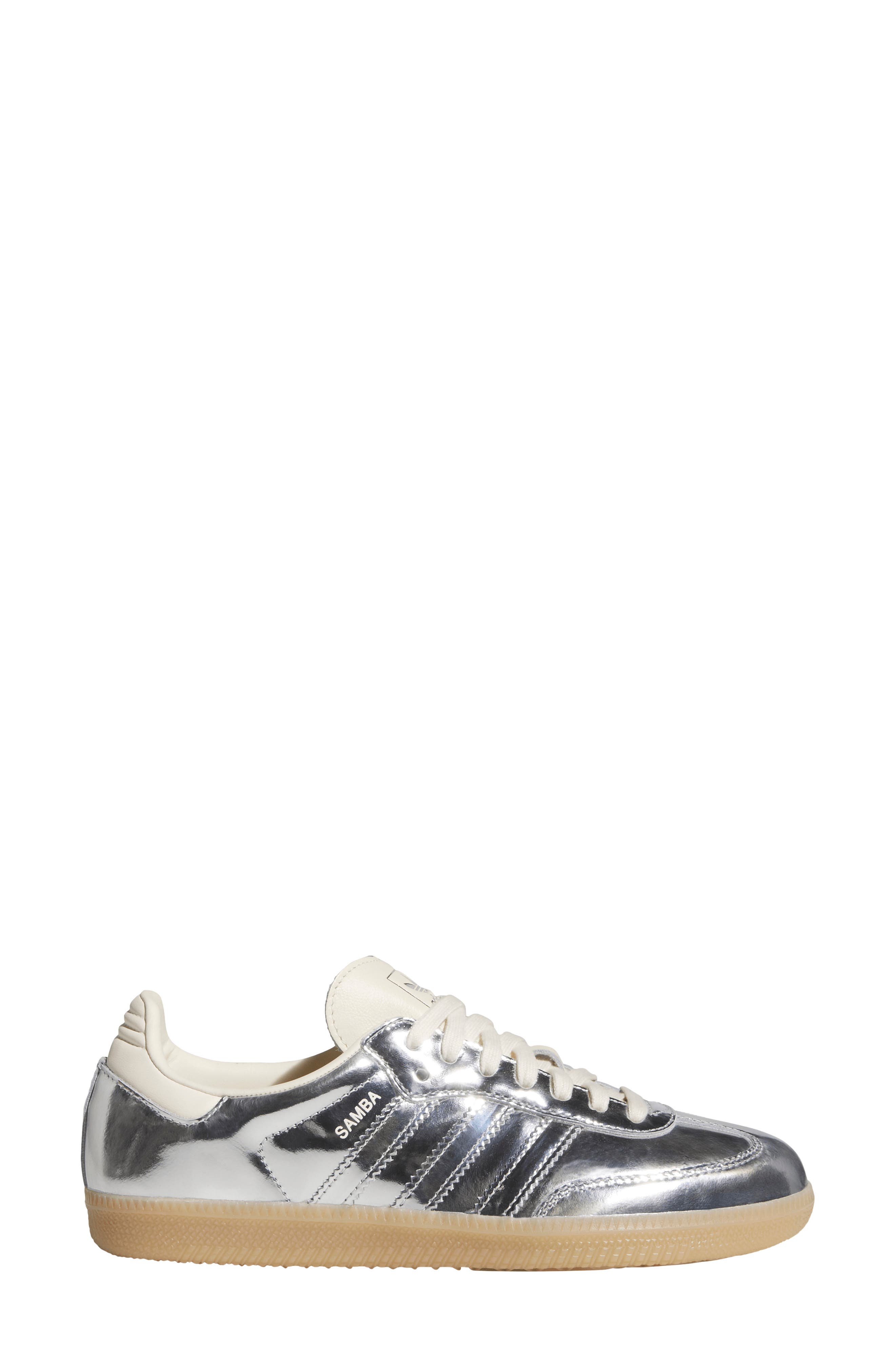 Samba OG Sneaker, Alternate, color, SILVER MET./SILVER MET./GUM5
