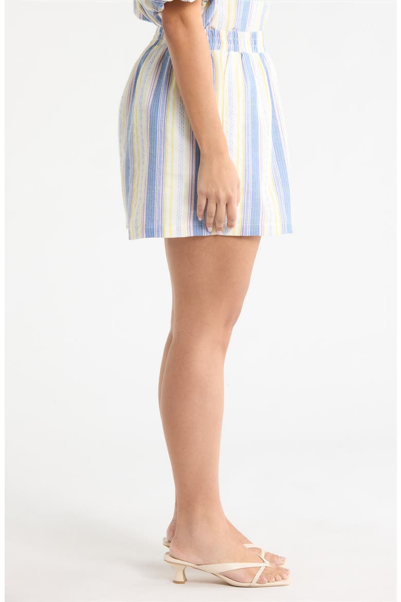 Macon High Waist Shorts, Alternate, color, BLUE-MUL