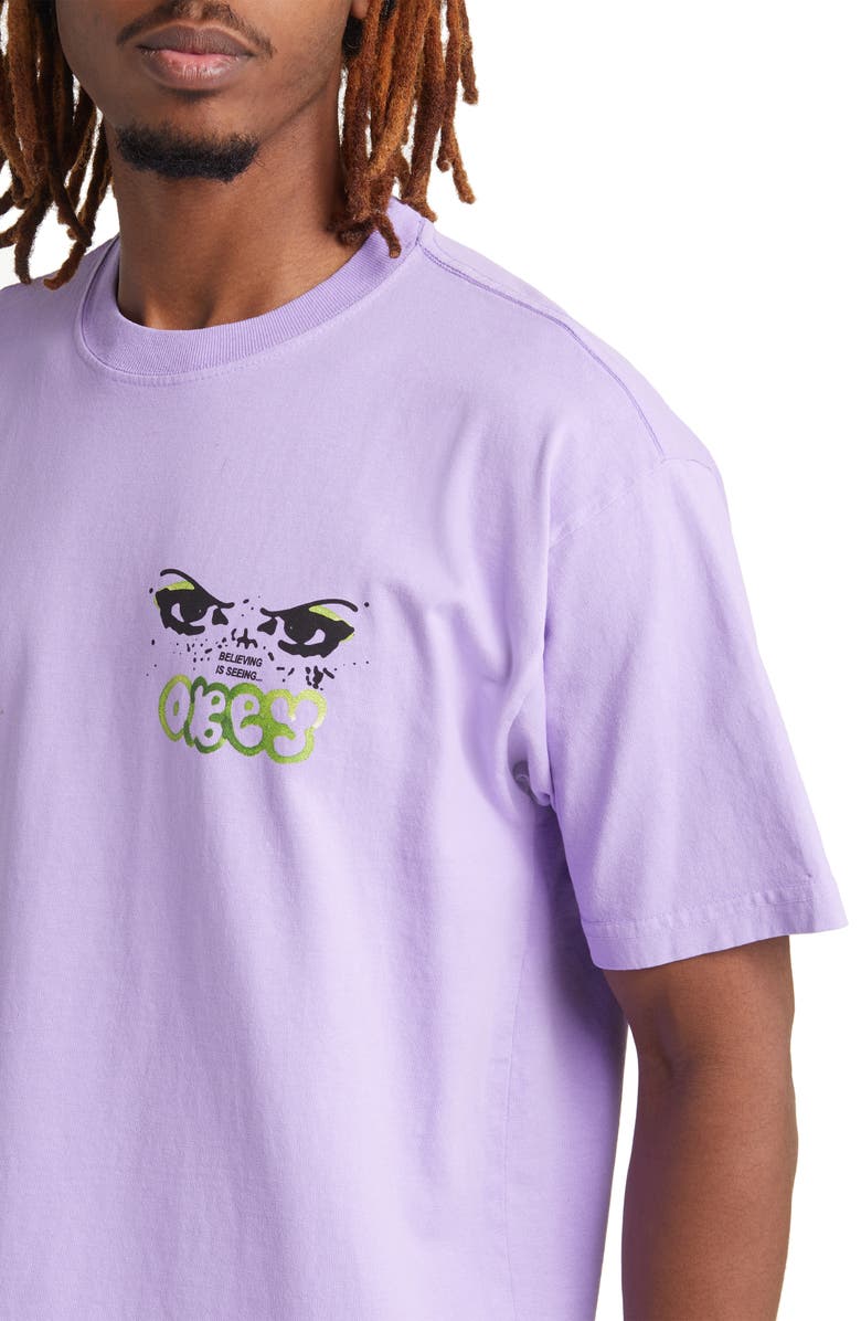 Obey Believing is Seeing Graphic T-Shirt, Alternate, color, 