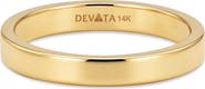 DEVATA 3mm Forever Band Ring in 14K Gold