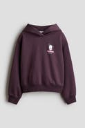 H&M Print-Motif Brushed-Inside Hoodie