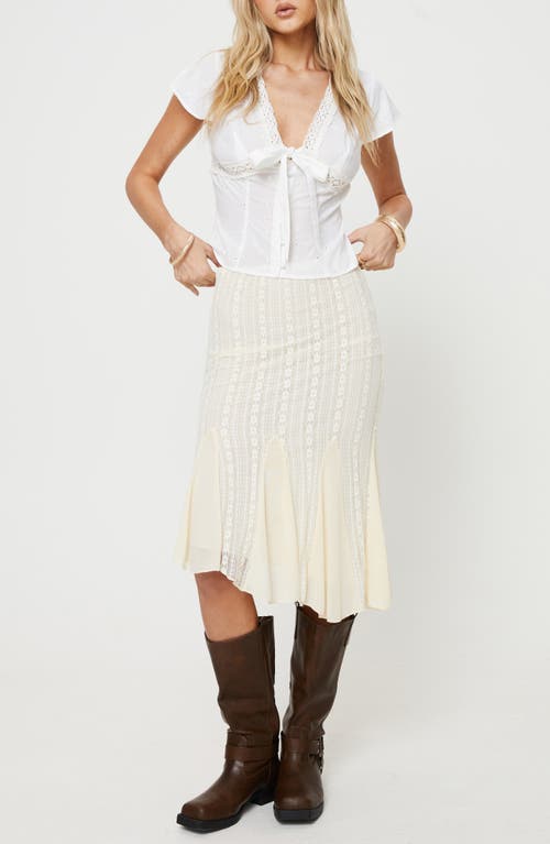 Princess Polly Tullock Lace Trim Top