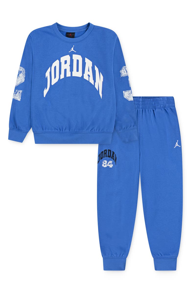 Jordan Kids' MJ MVP Fleece Sweatshirt & Joggers Set, Main, color,