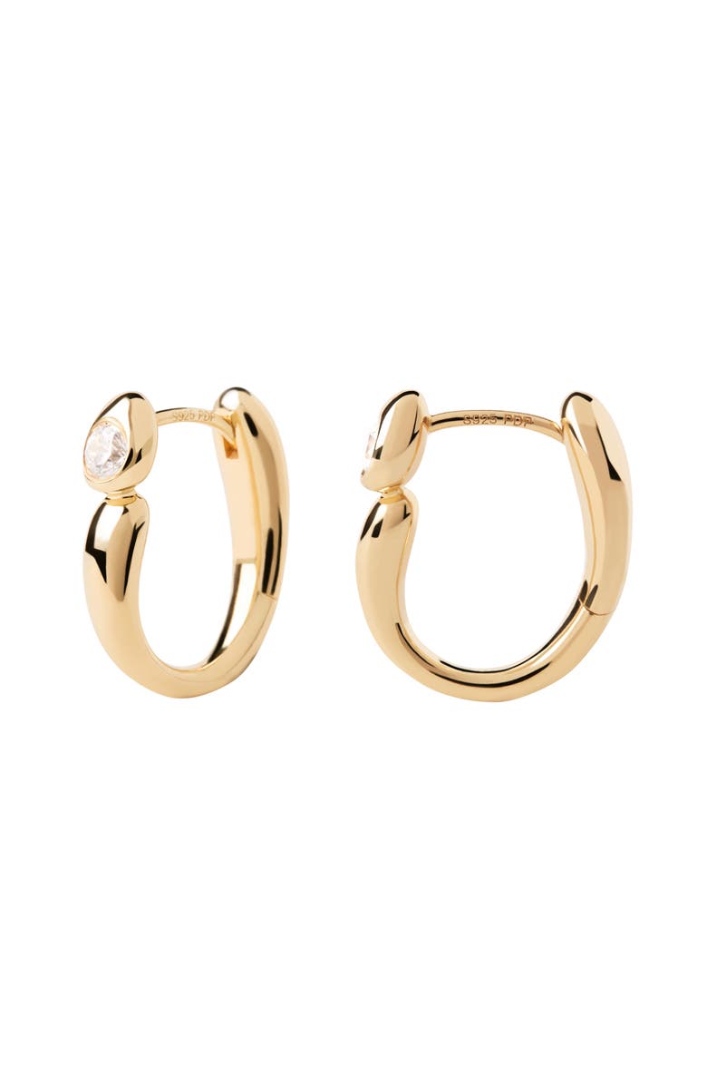 PDPAOLA Becca Hoops, Main, color, Gold