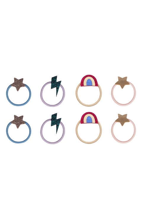 Kid's 8-Pack Mini Ponytail Holders (Big Kid)