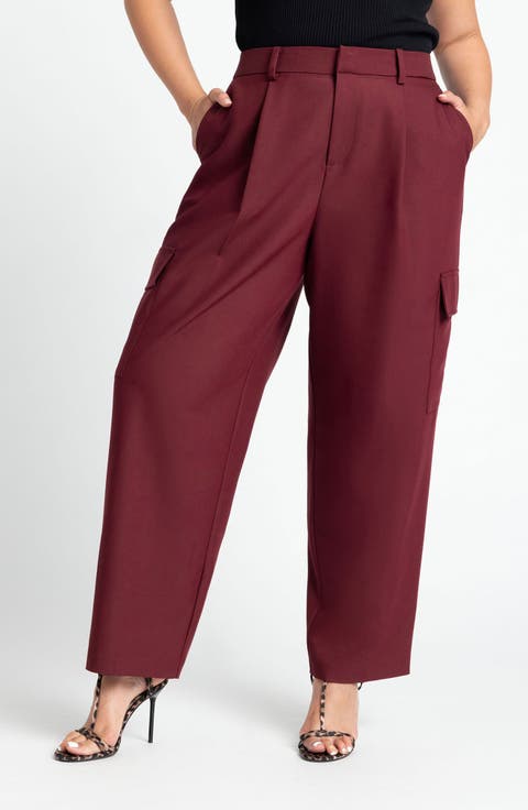 Pleated Cargo Pants