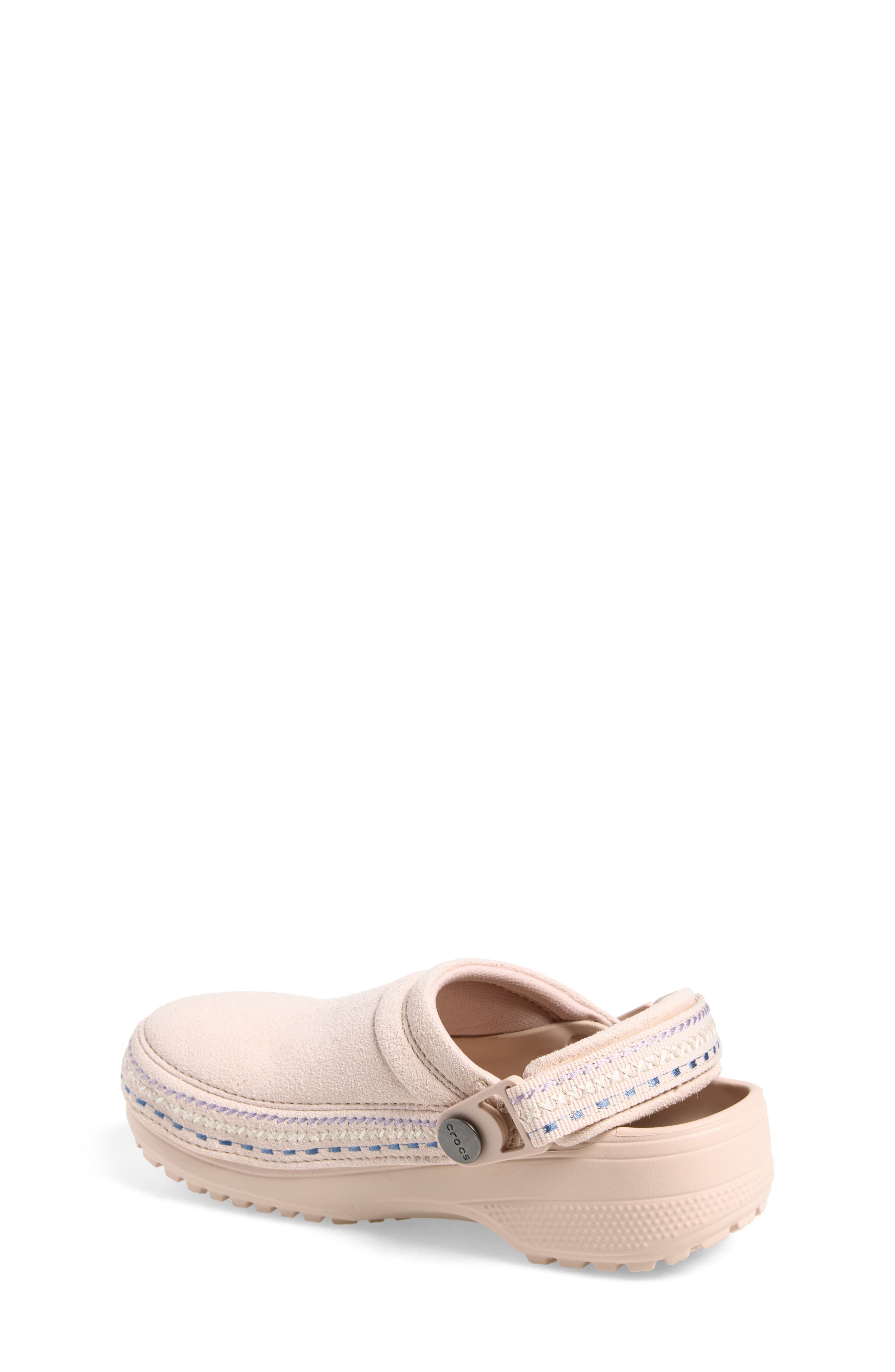Kids' Crafted Faux Suede Stitch Clog, Alternate, color, QUARTZ