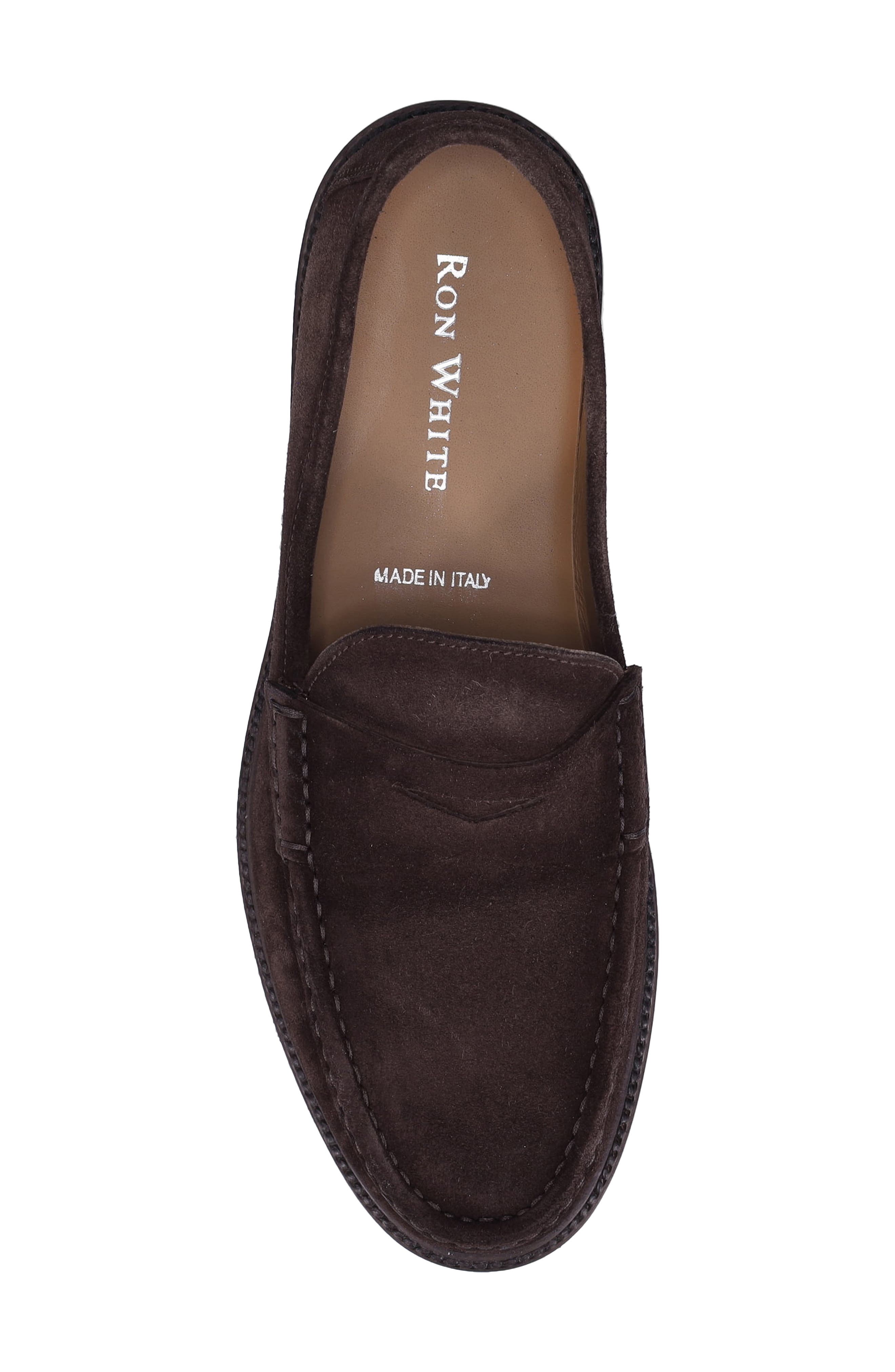 Ron White Haydon Weatherproof Penny Loafer, Alternate, color, Chocolate