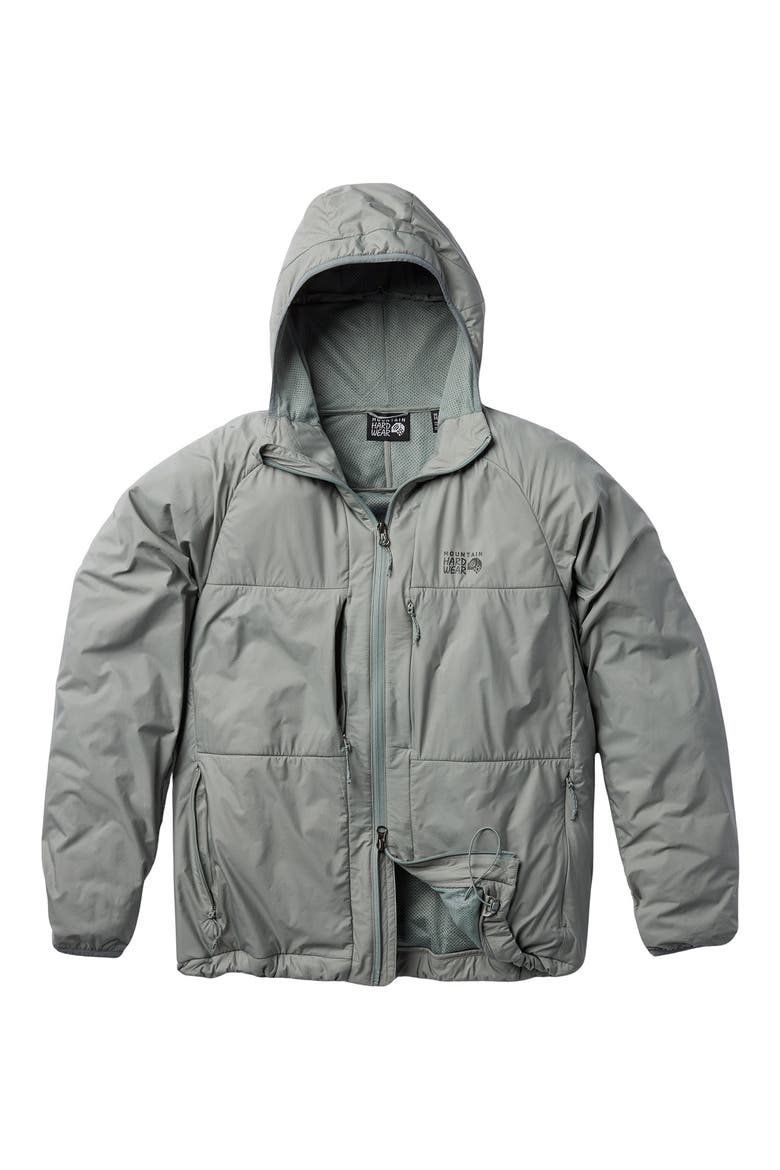 Kor AirShell™ Warm Hoodie, Alternate, color, WET STONE