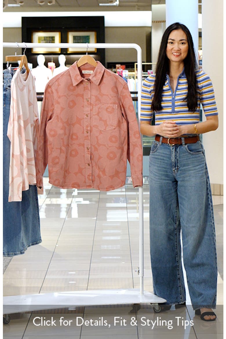 Maridenim Vaihe Unikko Denim Shirt Jacket (Women) | Nordstrom
