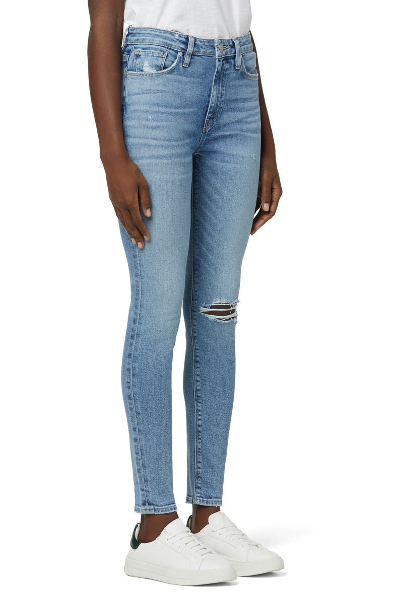 Hudson Jeans Barbara High Waist Ankle Super Skinny Jeans, Alternate, color, 