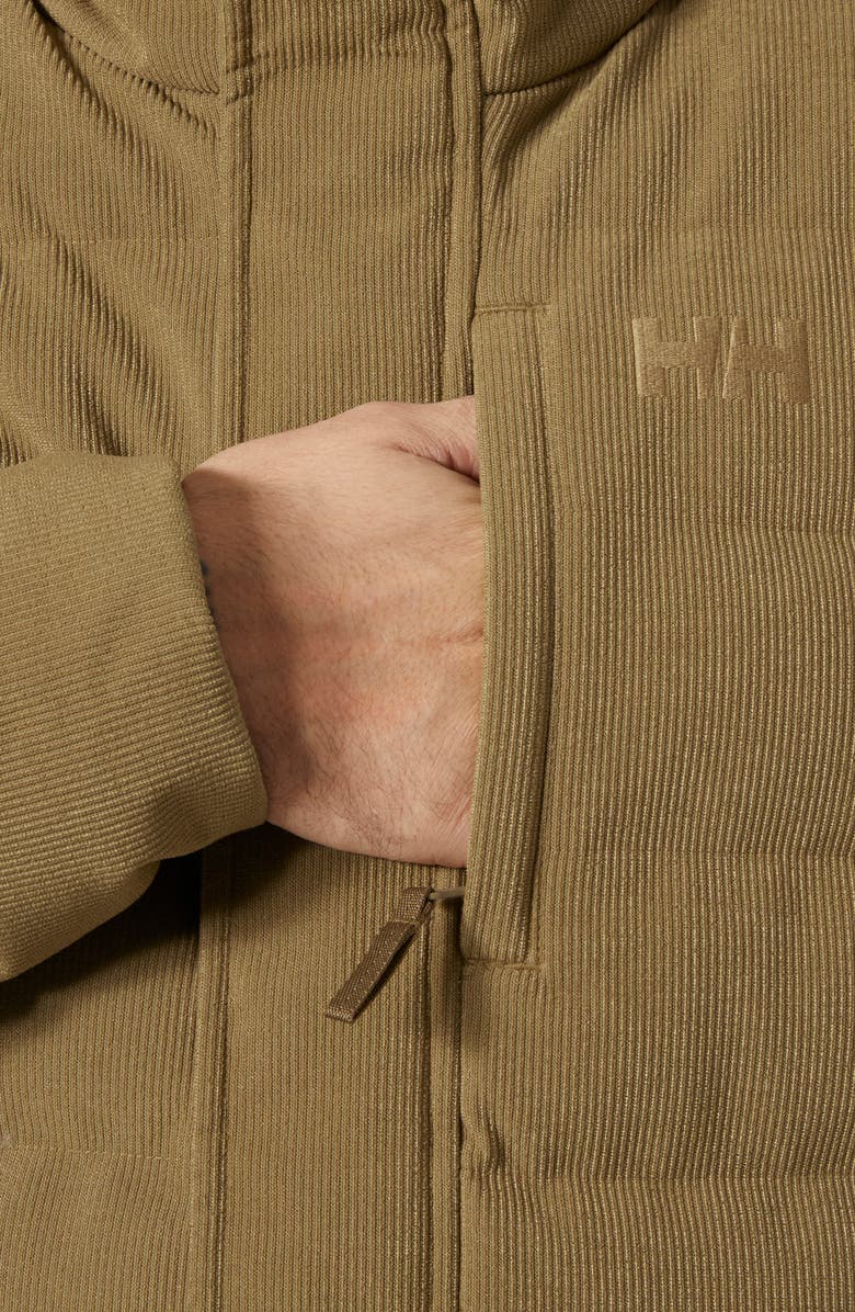 Helly Hansen Alby Water Repellent Puffer Jacket, Alternate, color, Sepia Cord