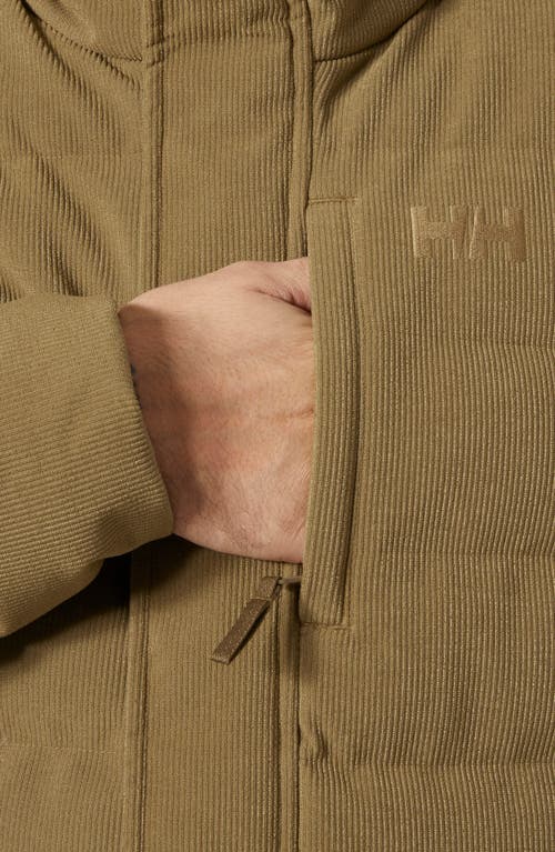 Helly Hansen Alby Water Repellent Puffer Jacket In Brown