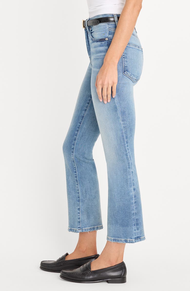 Good American Good Legs Crop Mini Bootcut Jeans, Alternate, color, Indigo1293