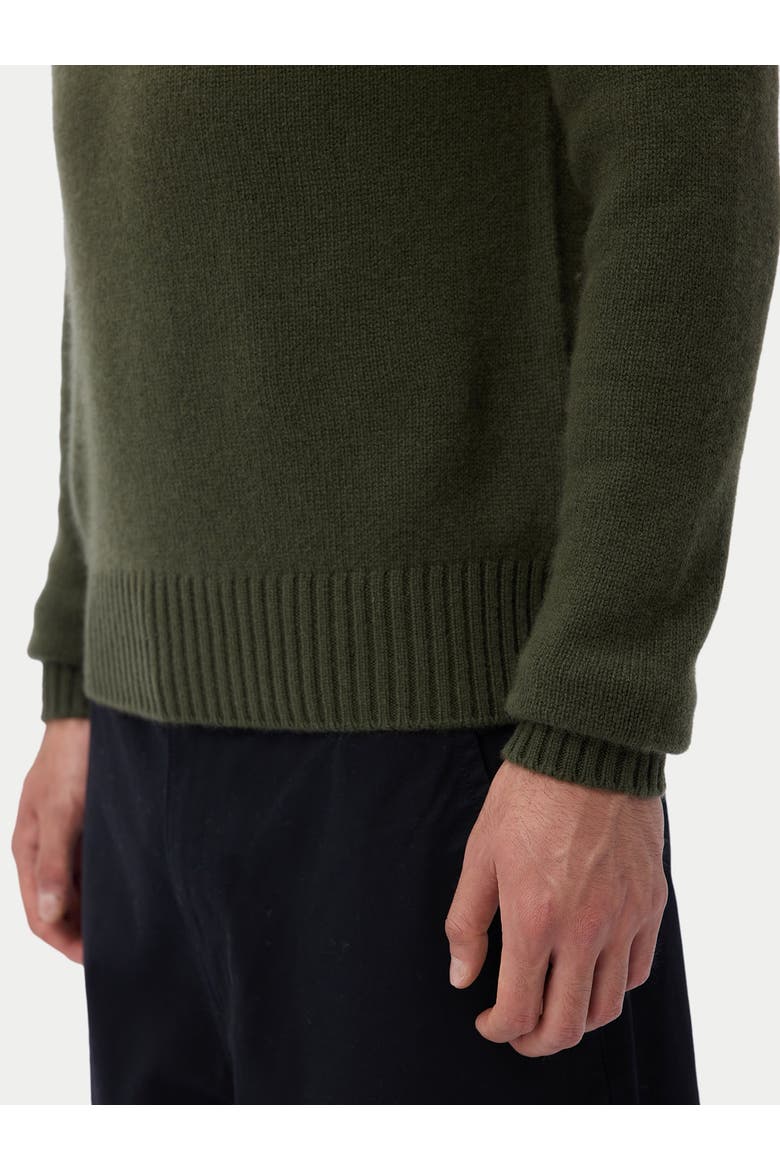 Cashmere Raglan Sweater, Alternate, color, capulet olive