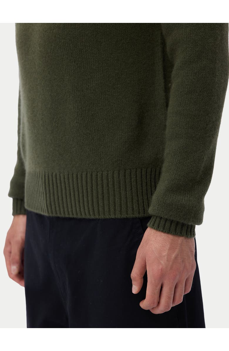 GOBI Mongolian Cashmere Cashmere Raglan Sweater, Alternate, color, Capulet Olive