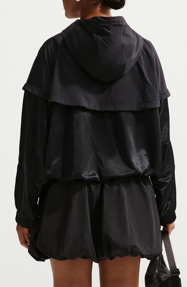 Nike Oversize Windrunner Jacket, Alternate, color, Black/ Black/ Black